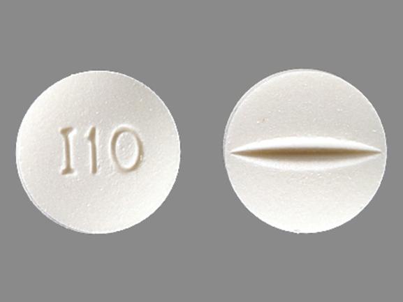 Pill I10 White Round is Isoxsuprine Hydrochloride