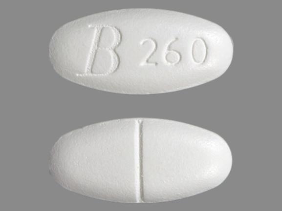 Pill B 260 White Elliptical/Oval is Gemfibrozil.