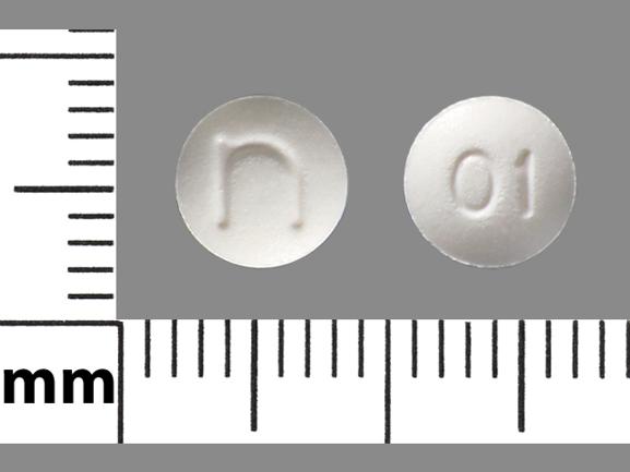 Pill n 01 White Round is Methylergonovine Maleate