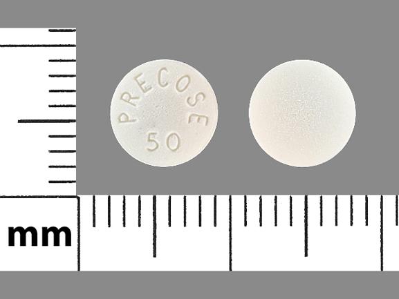 Acarbose 50 mg PRECOSE 50