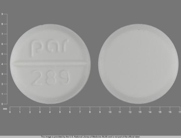 Pill par  289 White Round is Megestrol Acetate