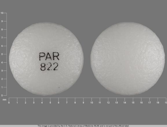 Tramadol hydrochloride extended release 200 mg PAR 822