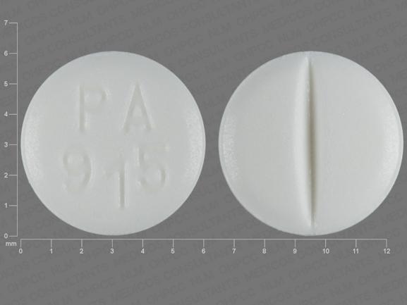 Pill PA 915 White Round is Torsemide