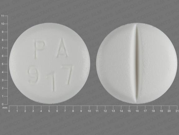 Pill PA 917 White Round is Torsemide