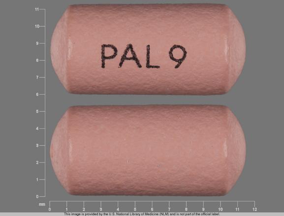 Pill PAL 9 Pink Oval is Invega
