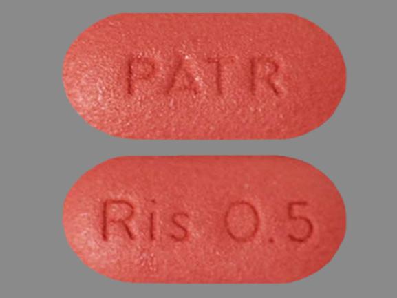 Pill PATR Ris 0.5 Brown Capsule-shape is Risperidone