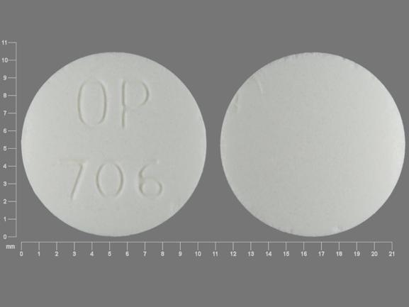 Pill OP 706 White Round is Antabuse