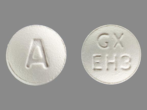 Pill A GX EH3 White Round is Alkeran