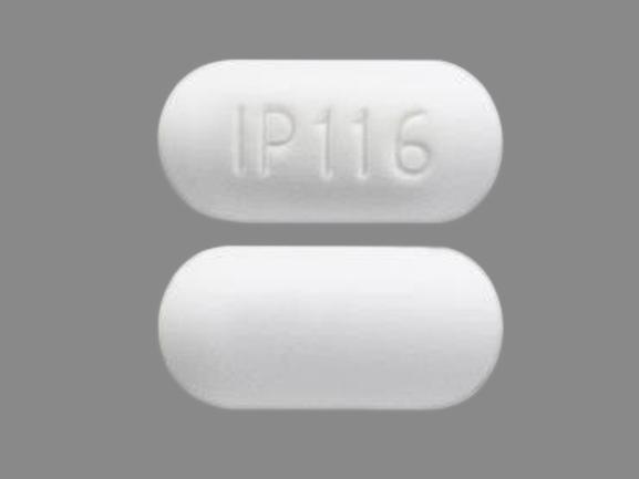 Pill IP 116 White Oval is Hydrocodone Bitartrate and Ibuprofen