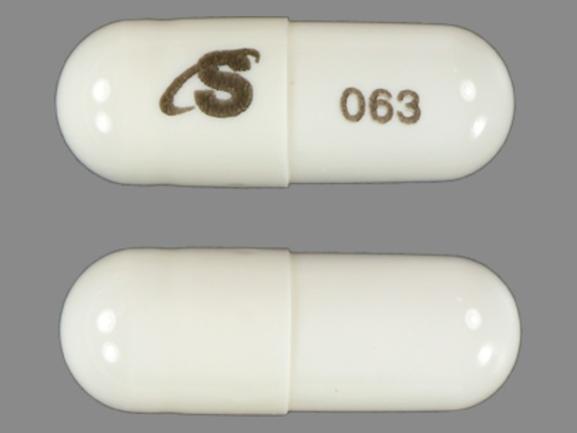Pill S 063 White Capsule-shape is Agrylin