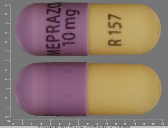 Omeprazole delayed release 10 mg OMEPRAZOLE 10mg R157