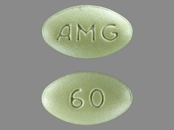 Pill AMG 60 Green Oval is Sensipar