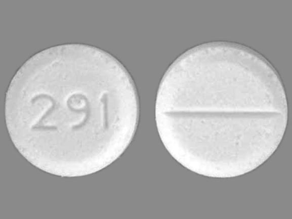 Pill 291 White Round is Baclofen