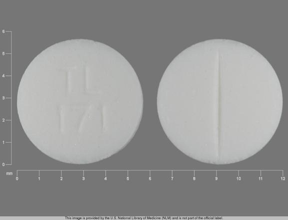 Pill TL 171 White Round is Prednisone