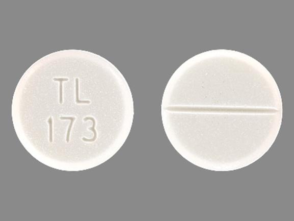 Pill TL 173 White Round is Prednisone