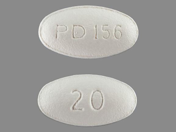 Atorvastatin calcium 20 mg PD 156 20