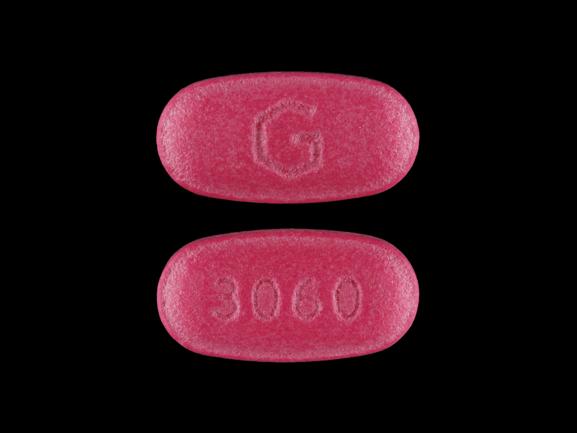 Pill G 3060 Pink Capsule/Oblong is Azithromycin Dihydrate