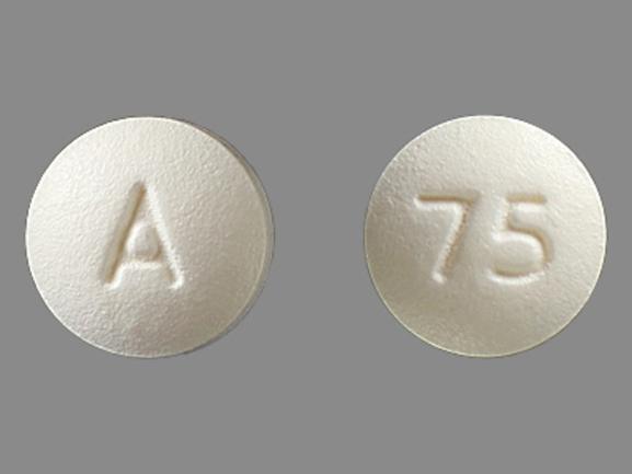 Hydroxyzine hydrochloride 10 mg A 75