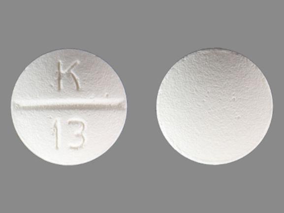 Pill K 13 White Round is Betaxolol Hydrochloride