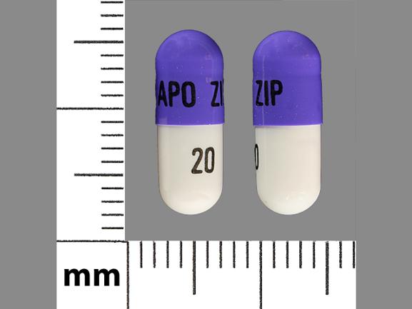 Ziprasidone hydrochloride 20 mg APO ZIP 20
