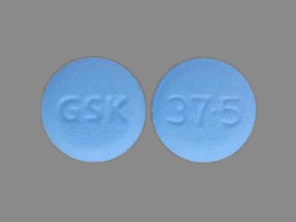 Paroxetine hydrochloride controlled-release 37.5 mg GSK 37.5