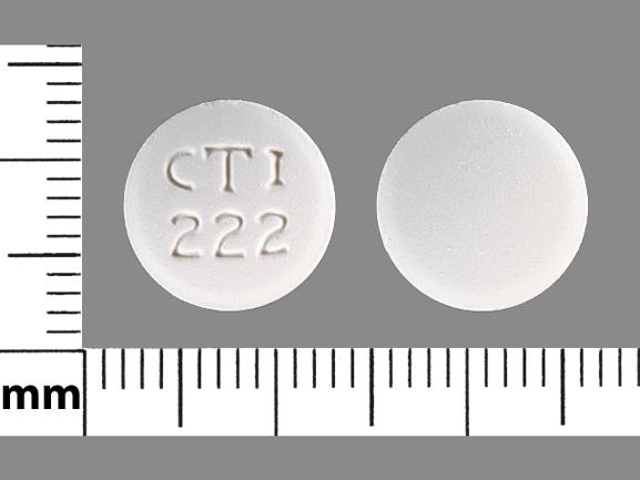 Ciprofloxacin hydrochloride 250 mg CTI 222