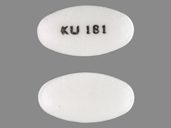 Pill KU 181 White Oval is Pantoprazole Sodium Delayed Release
