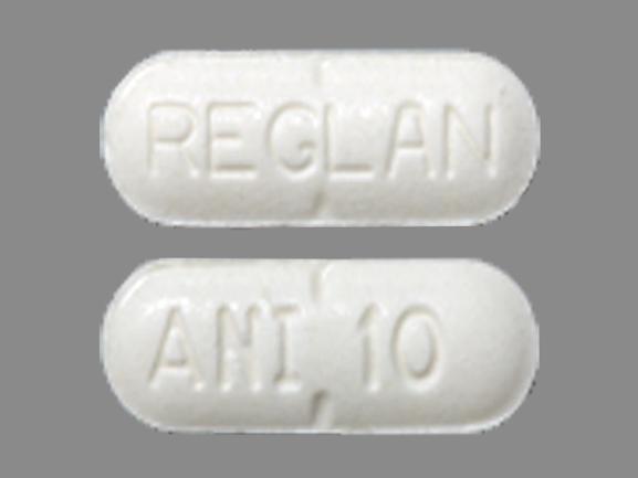 Pill REGLAN ANI 10 White Capsule/Oblong is Reglan