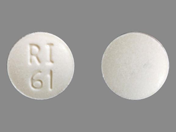 Pill RI 61 White Round is Sumatriptan Succinate