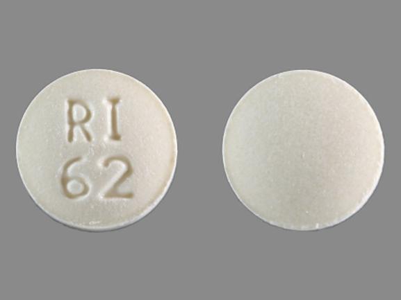 Pill RI 62 White Round is Sumatriptan Succinate