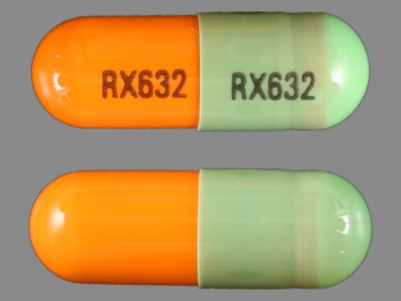 Fluoxetine hydrochloride 40 mg RX632 RX632