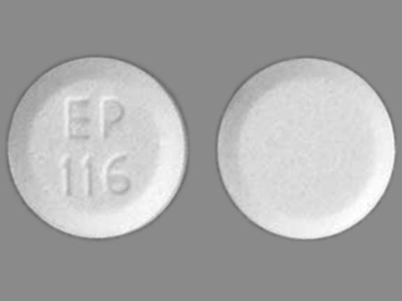 Pill EP 116 White Round is Furosemide