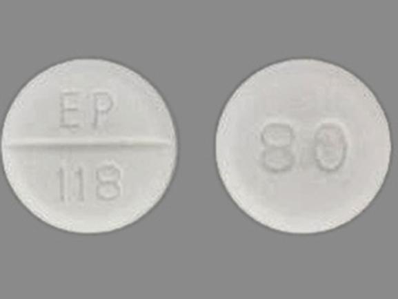 Pill EP 118 80 White Round is Furosemide