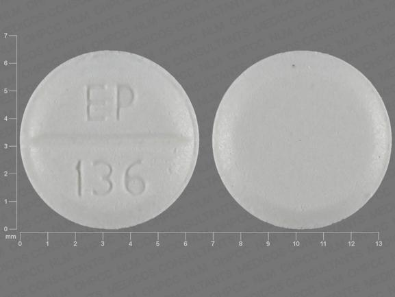 Benztropine mesylate 0.5 mg EP 136