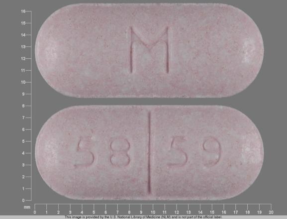 Metaxalone 800 mg M 58 59