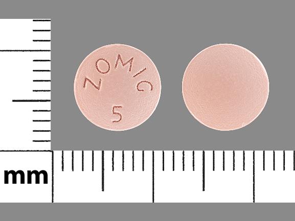 Pill ZOMIG 5 Pink Round is Zomig