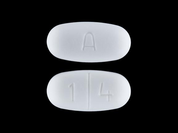 Metformin hydrochloride 1000 mg A 1 4