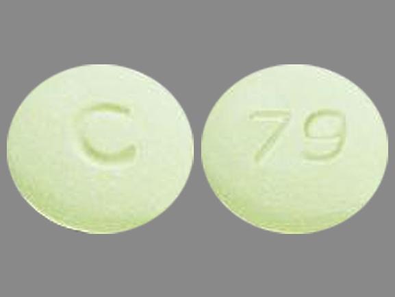 Pill C 79 Yellow Round is Meloxicam