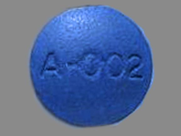 Pill A-002 Blue Round is Urelle