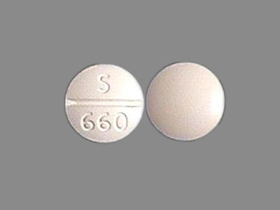 Pill S 660 White Round is Pyrazinamide