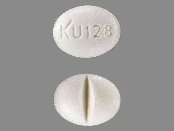 U 128 Pill Images Orange Round