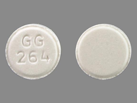 Pill GG 264 White Round is Atenolol