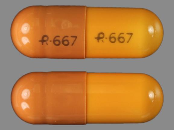 Gabapentin 400 mg R 667 R 667