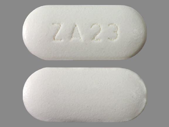 Pill ZA 23 White Oval is Simvastatin