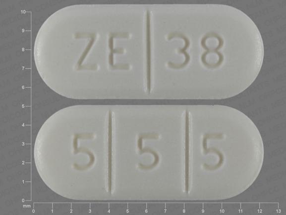 Buspirone hydrochloride 15 mg ZE 38 5 5 5