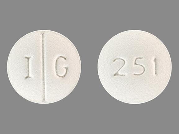 Pill I G 251 White Round is Escitalopram Oxalate