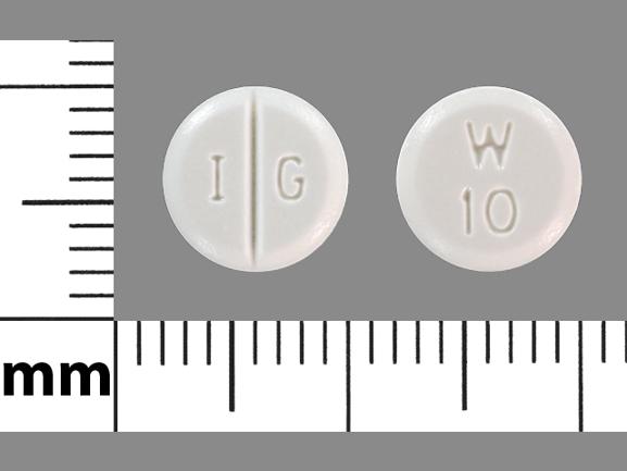 Warfarin sodium 10 mg I G W 10