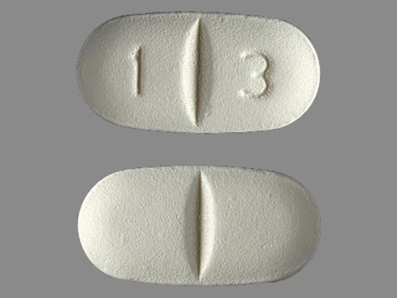 Pill 1 3 White Capsule/Oblong is Gabapentin