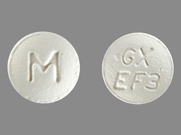 Pill GX EF3 M White Round is Myleran