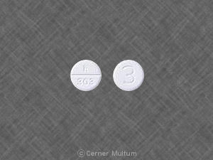 B 303 3 Pill Images White Round